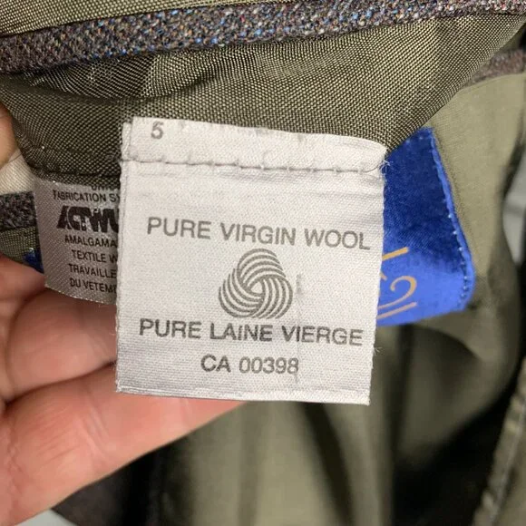 Vintage Union Made Wool Two Button Single Vent Lined Blazer Sport Coat - Picture 10 of 15